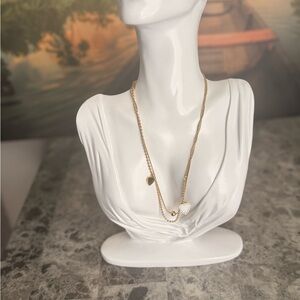 Elegant Gold Heart Pendant Necklace
